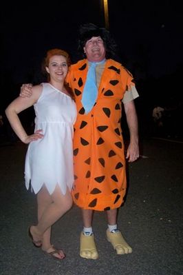 Fred & Wilma Flintstone (Meredith & Randy Walters)
