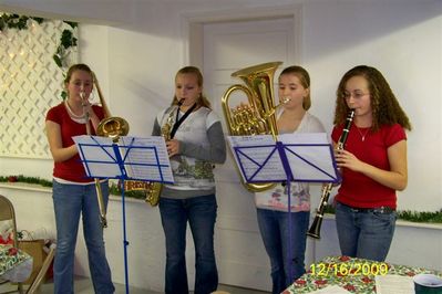 Casey, Jodi, Moriah, & Jessica play for us
