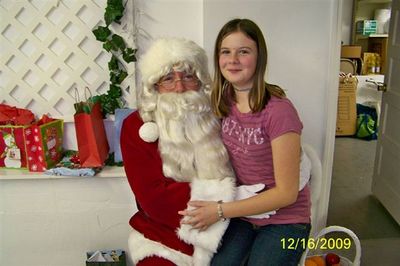 Jasmine and Santa
