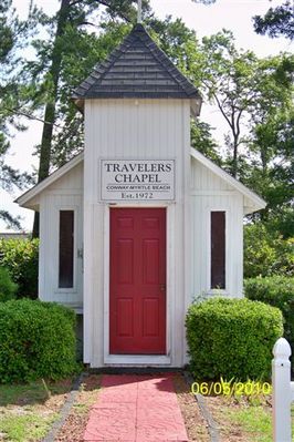 Outside of the chapel
