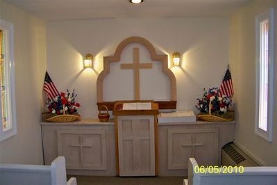 inside view of the chapel
