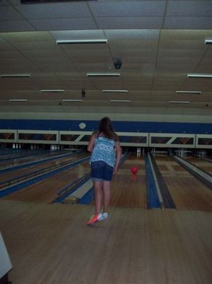 Casey bowling
