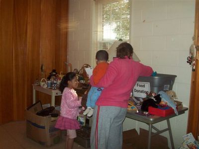 Children shopping for gifts
