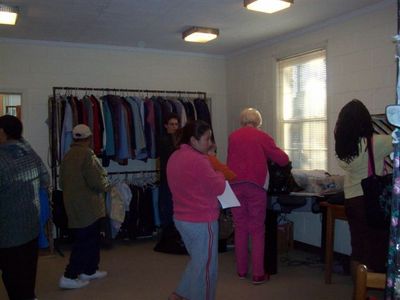 the clothes closet
